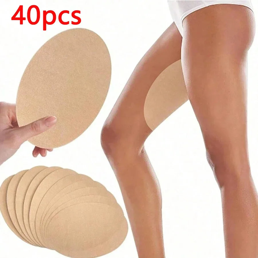 10/20/30/40Pcs Disposable Anti-Chafe Thigh Tape, Invisible No Trace Anti-Friction Thigh Pads Anti-Wear Body Stickers for Women
