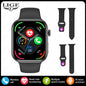 LIGE New 2.01-inch Smart Watch Men Women Heart Rate Health Monitor HD Bluetooth Call Waterproof Sport Smartwatch for Android iOS