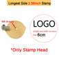 Custom Branding Iron Personalized LOGO Stamp for Woodworking Steak BBQ Leather Craft Brass Heating Tool DIY Steak Burger Wood