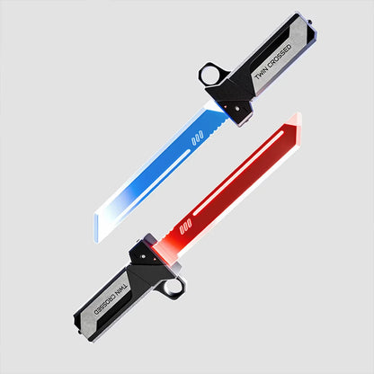 Lightsaber Toy AXE Light Stick 2 in 1 Sword Toys Lightstick Cosplay Role-Play Games Kids Gifts Cool Toy for adult Children boys