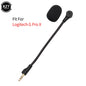 E-sports Game Headset Microphone Handheld Game Gooseneck Microphone for Logitech Steelseies Headphone Stage Home Microphone
