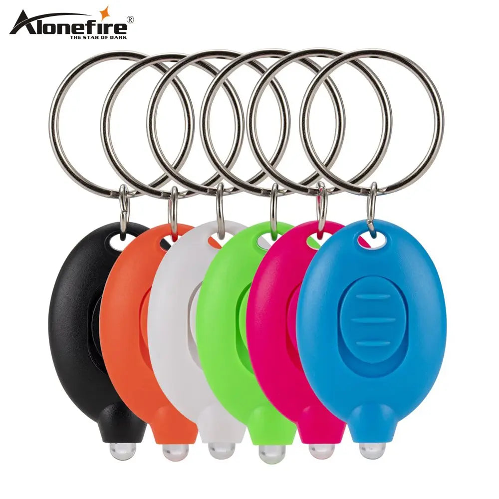 Led Keychain light Mini Multicolored Cool Popular White Light Child Schoolbag backpack Stairs Emergency Lighting Flashlight Lamp