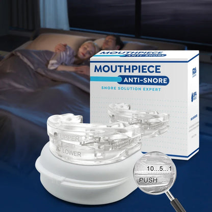 Anti-Snoring Mouth Guard, Adjustable Mouthpiece - Night Time Teeth Mouthguard & Sleeping Bite Guard for Bruxism and Stop Snoring