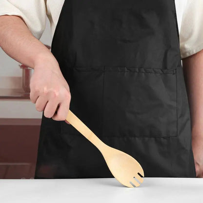 Wooden Cooking Utensil Set Bamboo Kitchen Spatula Spoons Tools Long Handle Honey Coffee Milk Teaspoon Spice Condiment Scoops
