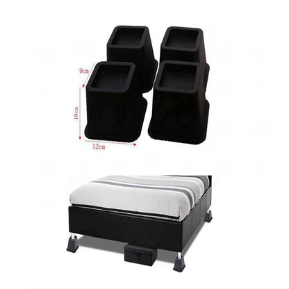 Bed Lifter Stable Plastic Modular Riser Set for Under Bed Storage Expand Full Size Bed Frame Accessories