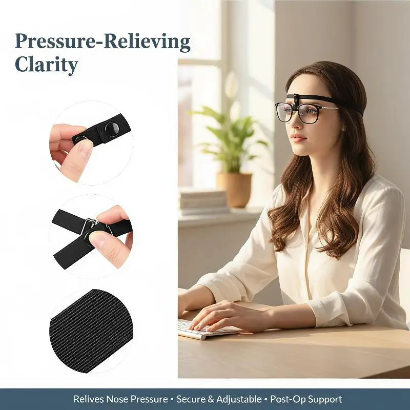 Eyeglasses Holder Nose Guard Glasses Suspension For Rhinoplasty Septoplasty And Broken Nose Recovery Support Nose Protector