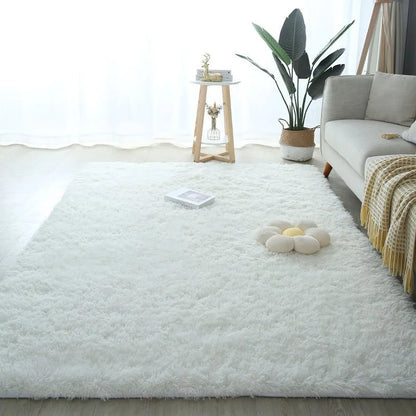 Washable Long Hair Carpet Living Room Coffee Table Fluffy Large Rugs 160x230 Girl Bedroom Thick Carpets In Door Non-slip Mats
