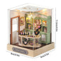 Kitten Mini Doll House 3D Puzzle Assembly Model Building Kit Creative Room Bedroom Decoration With Furniture Wooden Crafts Gifts