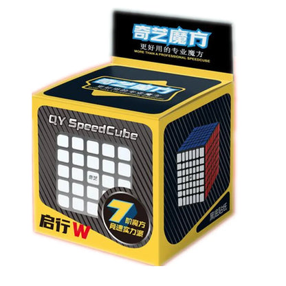 Qiyi Magic Cube 2x2 3x3 4x4 5x5 6x6 Black Stickers Educational Puzzle  Magic Cube Toys For Children Kids Gift Toy Cubo Magico