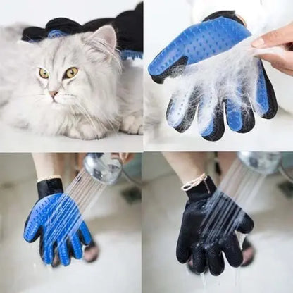 1PC Cat Hair Remove Gloves Rubber Pet Beauty Cleaning Grooming Effective Massage Dog Combs Floating Brush 6 Color.