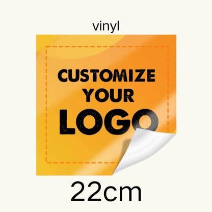 Custom Stickers PVC Waterproof Die Cut Vinyl Logo Labels Square Personalized Sticker for Laptop Birthday Party Wedding Business