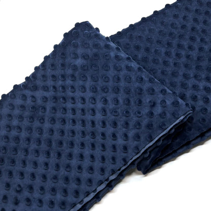 Minky Dot Fabric For Baby Comfort Blankets 1mm Pile Length Polyester Single Sided Swaddle Baby Crying Comfort Plush Fabric