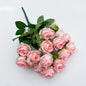 15 heads Artificial Silk Rose Flowers Bridal Bouquet for Home Wedding Floral Arrangement Garden Artificial Flowers DIYGift Decor