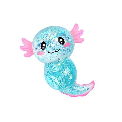 Squishy Maltose Axolotl Fidget Toys Soft Glitter Slow Rebound Anxiety Relief Squeeze Stress Ball ASMR Sensory Anti Stress Toy