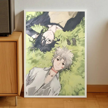 Anime No. 6 Poster Self-adhesive stickers are suitable for any wall surface waterproof moisture-proof