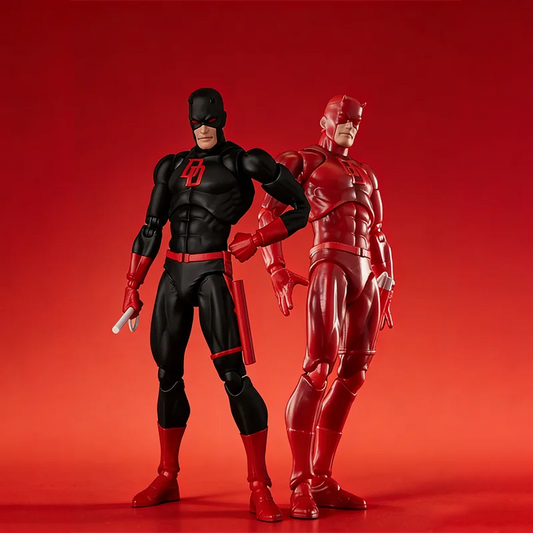 Genuine CT Toys Daredevil Figure Mafex 223 Black And Red Version Shf Action Figure Figurine Statue Movable Model Gifts Toys