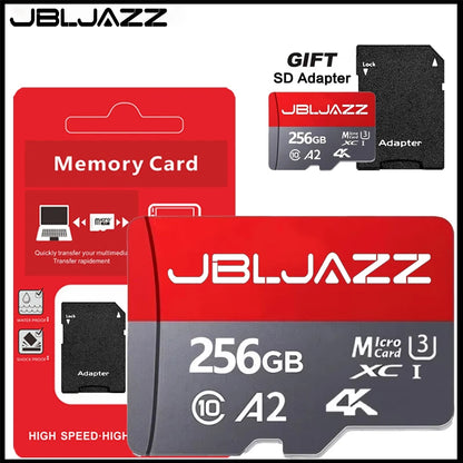 Micro SD Card High Speed SD Memory Card 128GB 64GB 256GB 512GB MicroSD U3 V30 TF Flash Card for Xiaomi Phone Camera Devices