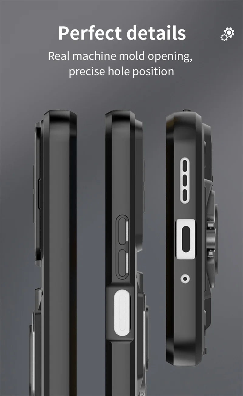 Armor Shockproof Case For Xiaomi Redmi 13 4G Redmi 13C 5G Protective Cover Ring Magnetic Holder Coque Fundas Capa