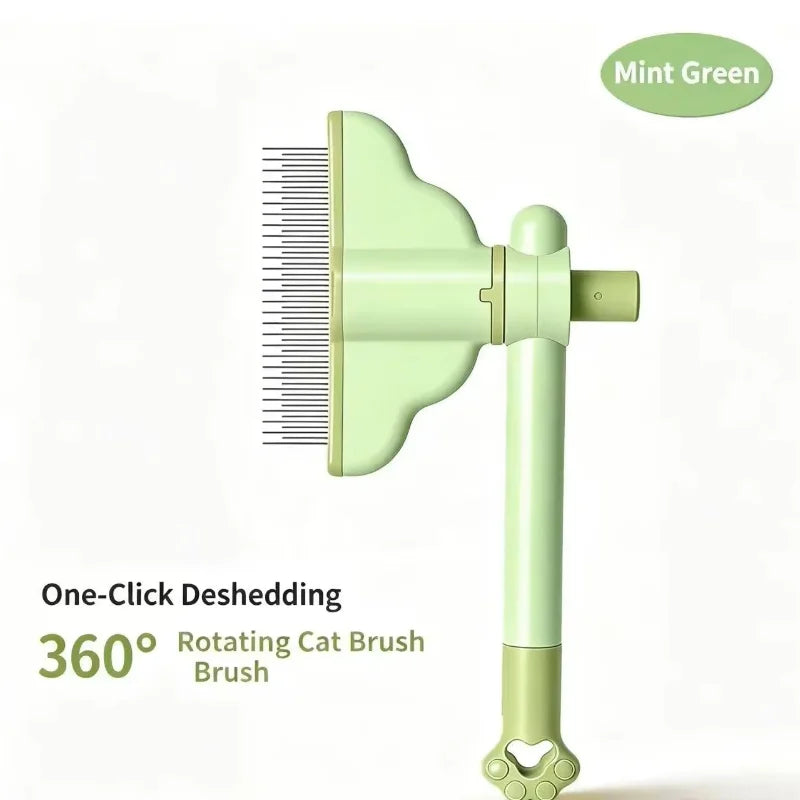 Dog Comb Pet Hair Remover One Button Dogs Brush Self-cleaning Cat Brush Massage Combs for Dog Grooming Brushes for Pet Products