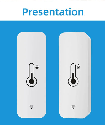 Tuya Zigbee WiFi Temperature & Humidity Sensor APP Remote Monitor For Smart Home Work With SmartLife Alexa Google Home Assistant