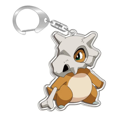 Keychain for Pokemon Charizard Vaporeon Leafeon Bag Charms Acrylic Anime Game Collectable Gifts Art Collection Toy Decoration