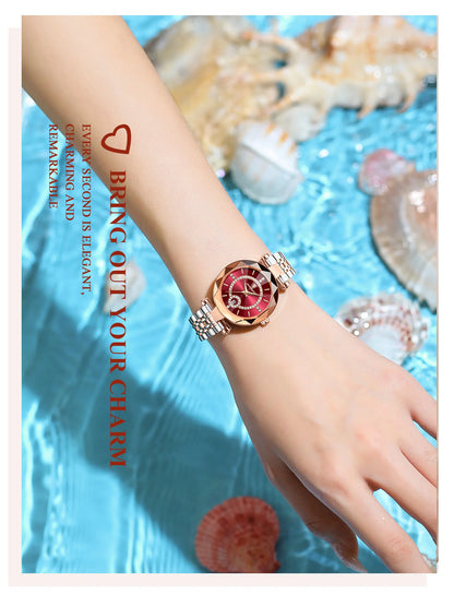 POEDAGAR High Quality Exquisite Wristwatch For Woman Waterproof Stainless Steel Date Quartz Ladies Watch Elegant Women's Watches
