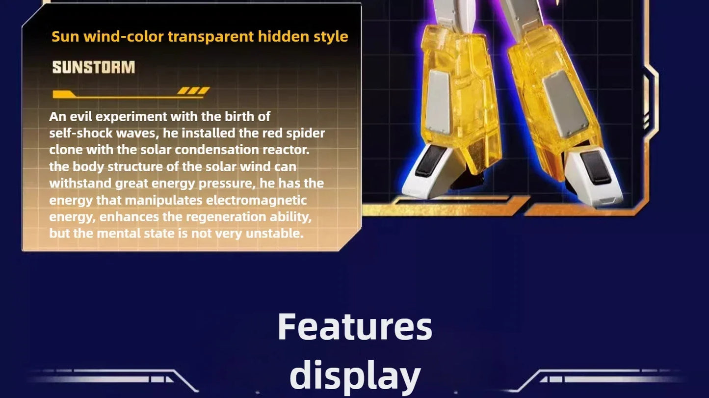Blind Box Transformers Articulated Figure - AULDEY AAE Optimus Prime Soundwave Multi-Pose Action Model Display Gift for Kids