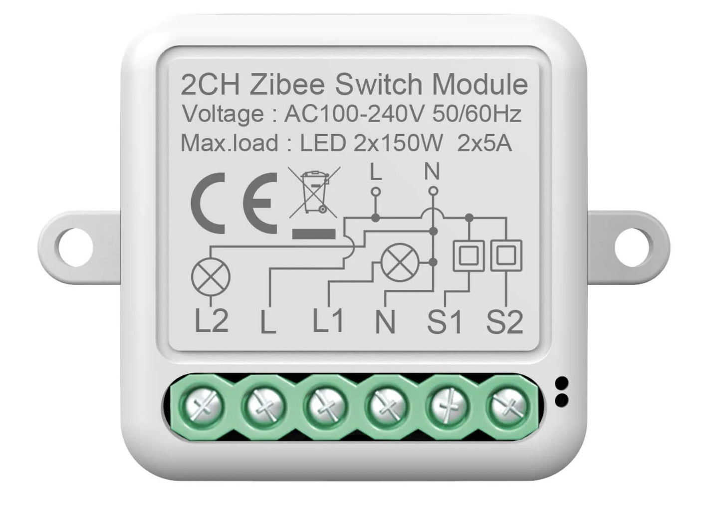 Tuya WiFi Zigbee Smart Switch Module Electrical Switching Breaker 1/2/3/4Gang Lighting Switch Module Mobile APP Control Alexa
