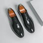 Men's Dress Shoes Trend Wedding Social Casual Leather Men Office Casual Business Shoes High Quality Formal Oxford Shoes Male