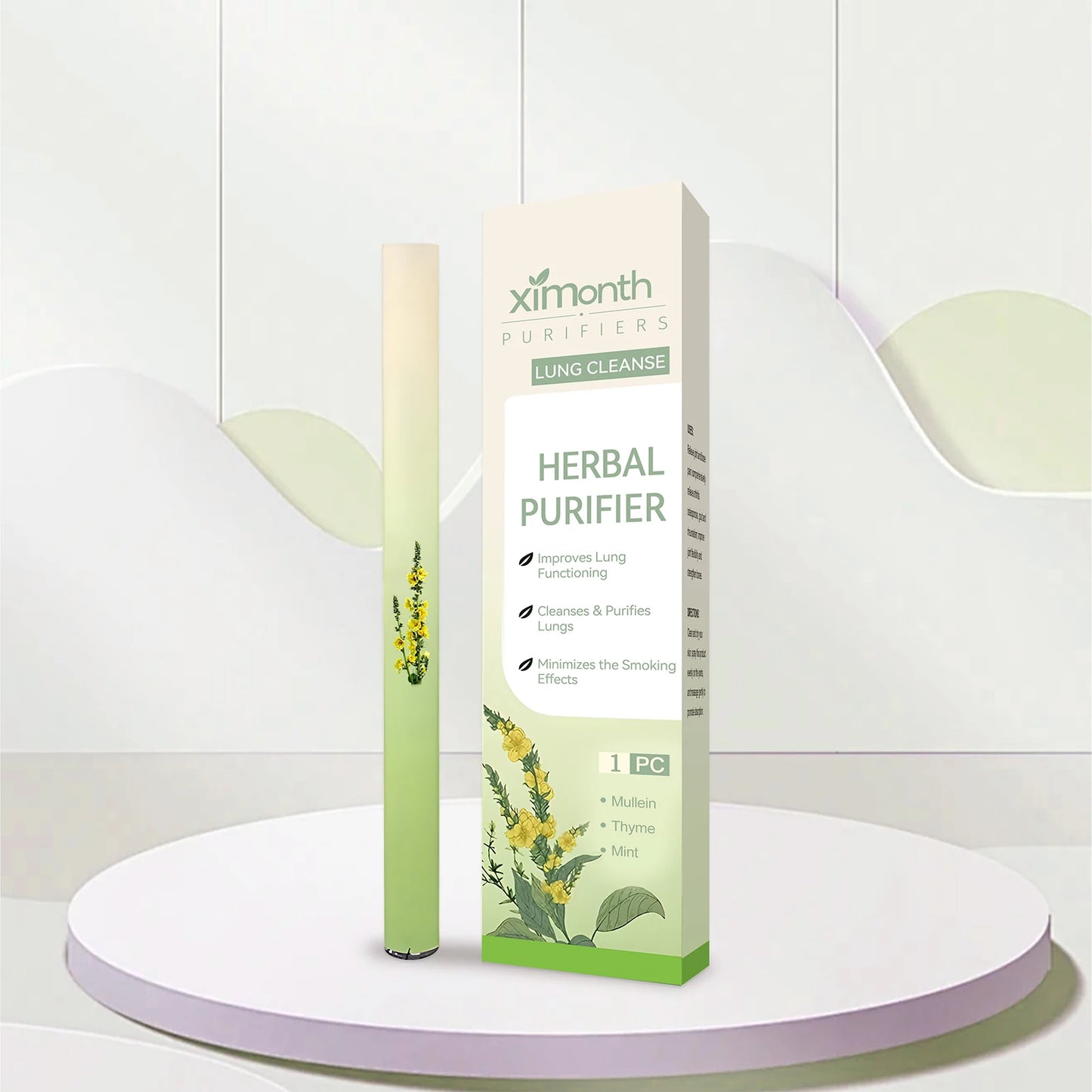Herbal Blend Diffuser Refreshes The Mind Relieves Fatigue Lung-clearing Purification Pen Relieve Breath Discomfort for All Ages