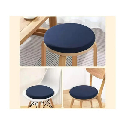 Inyahome Memory Foam Seat Cushion, Anti-Slip Soft Round Stool Pad for Home Kitchen Car & Office
