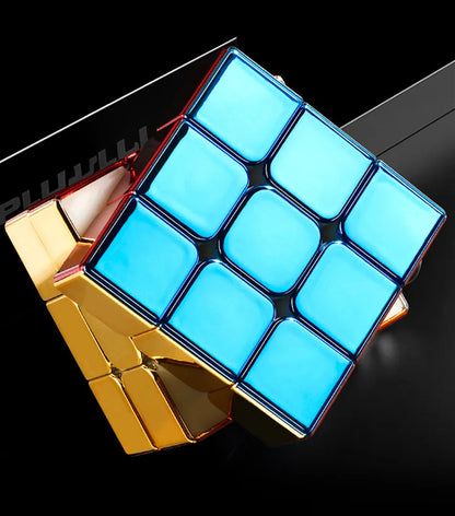 Shengshou Plating 3x3x3 Magnetic Magic Cube Professional Speed Puzzle Cubo Magico Educational Toy Games Birthday Christmas Gifts
