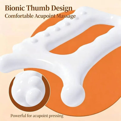 1PC Facial Tendon Massage Stick & Board, Imitation Ceramic Gua Sha, Home Healthcare Tool, Full Body Meridian Brush
