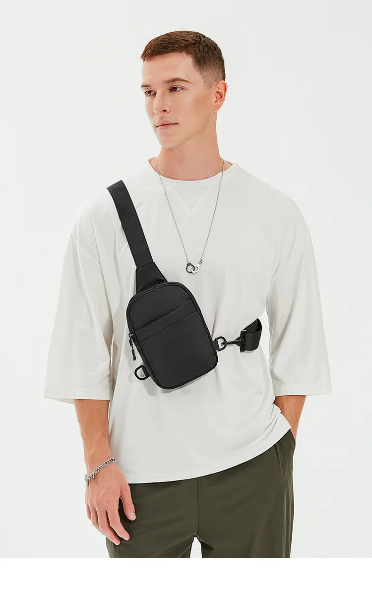 2In1 Multi-functional Waist Bag Chest Bag Outdoor Travel Bag For Men Women Casual Crossbody Small Sling Backpack Sling Bags