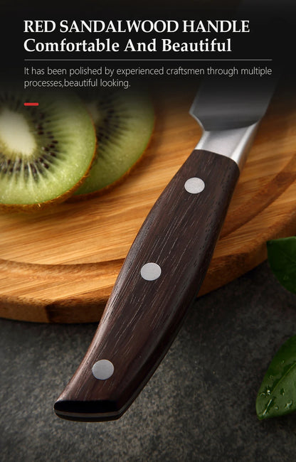XINZUO 1-5PCS High Quality 3.5+5+8+8+8"  Paring Utility Cleaver Chef Knife Germany 1.4116 Stainless Steel Kitchen Knife Sets