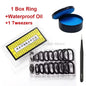 Watch Gasket Grease Watch Case Rubber Waterproof O-Ring Seal 0.5/0.6/0.7/0.8mm Oil-resistant Watch Repair Tool for Watchmaker