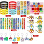 Birthday Party Favor Supplies Pik chu Braclet Keychain Stamp Mask Set for Birthday Party Bag Classroom School Reward Prize Gift