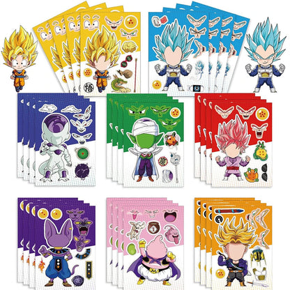 Anime Dragon Ball Party Favors Seal Stamps Slap Bracelets Stickers Gifts Bag Goodie Bag Fillers Birthday Party Gifts Wedding