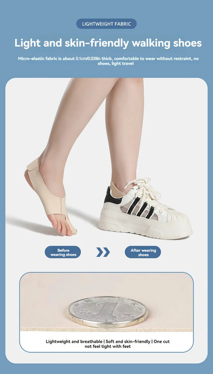 GOBYGO 1Pcs Hallux Valgus Corrector Toe Separation Corrector Lightweight And Adjustable Wearable Shoes Ankle Support Men Women