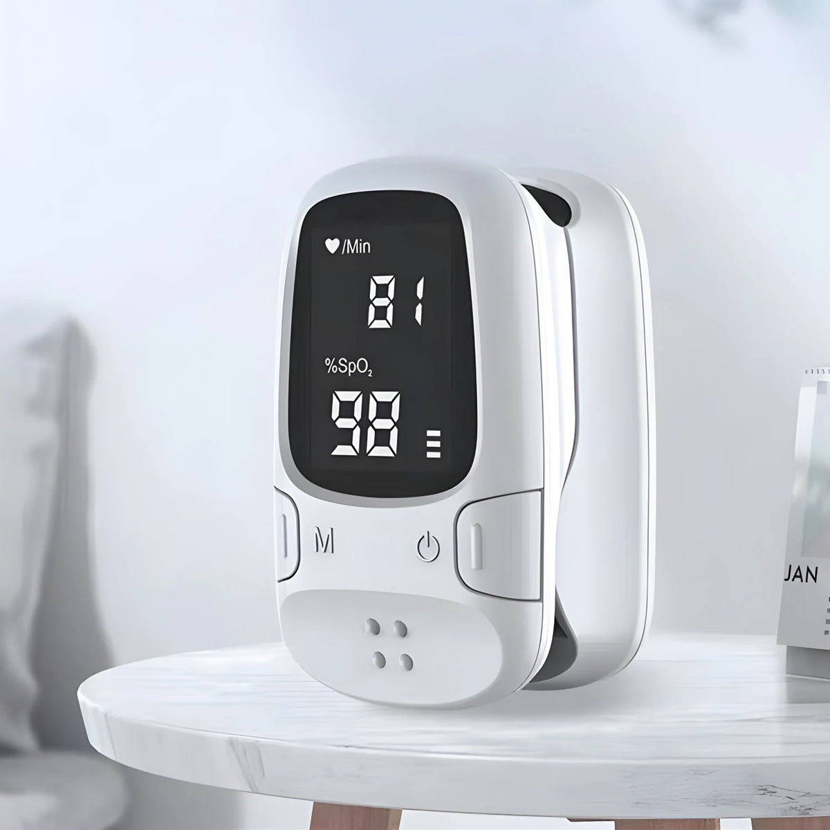 Portable Fingertip Oximeter Heart Rate Meter Pulse Blood Oxygen Saturation OLED Screen Digital Tube Practical Monitor
