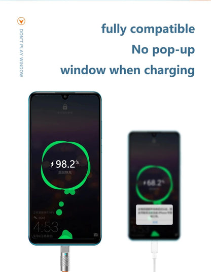 120w 6a Super Fast Charge PD Type C Liquid Silicone Cable Quick Charge 1M 2M Usb Cable Usb C to C Charger Cable