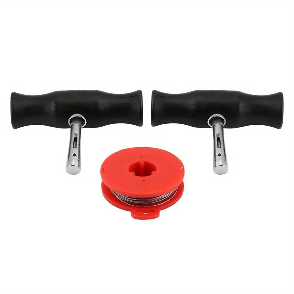 3pcs A Set Car Auto Windshield Removal Tool Windscreen Window Glass Cutting Wire & Handles Car Accessories