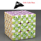 3x3x3 Magic Puzzle Cube Math Chemistry Element Physical Kids Puzzle Cube with Base Magico Cubo Children's Gifts Educational Toys