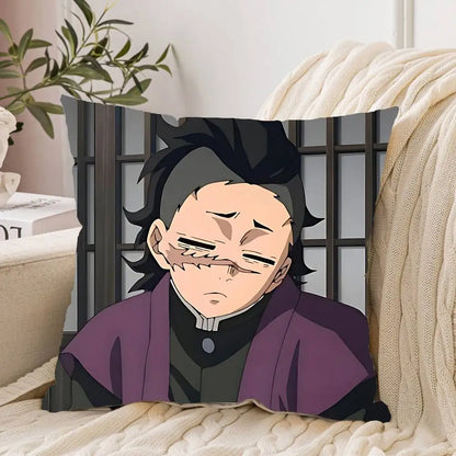 Cool G-genya Shinazugawa Pillow Case Pillow Cover Decorative Pillowcases Cushions Pillowcase Ornamental Pillows For Living Room