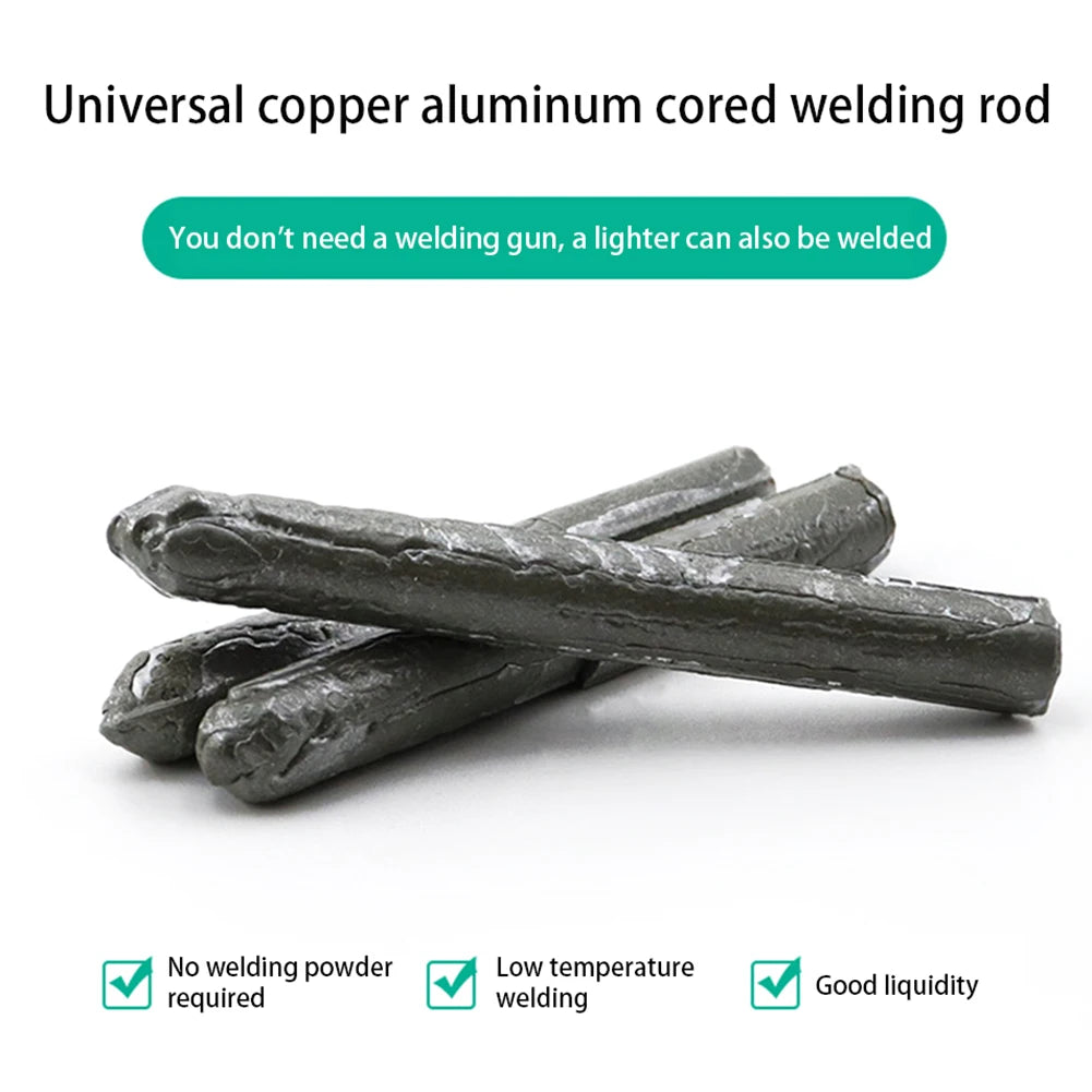 3-12PCS Low Temperature Easy Melt Universal Welding Rod Stainless Steel Copper Iron for Soldering Repairing Rod 78mm Easy Broken