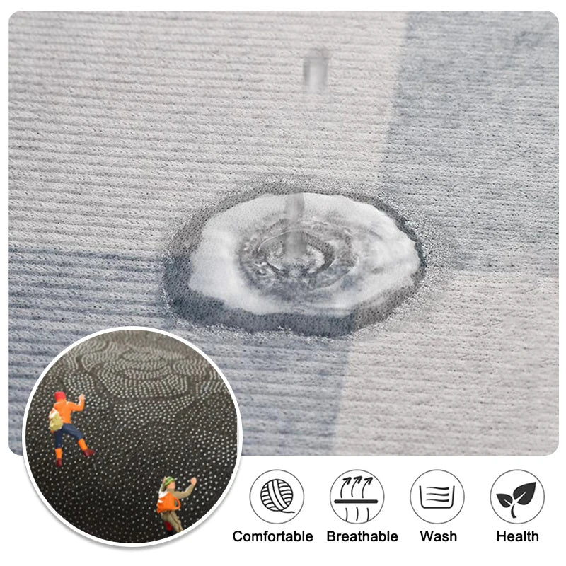 Super Absorbent Shower Bath Mat Bathroom Anti-Slip Carpet Rug Simple Kitchen Entrance Soft Door Bathtub Side Bath Mat Home Decor
