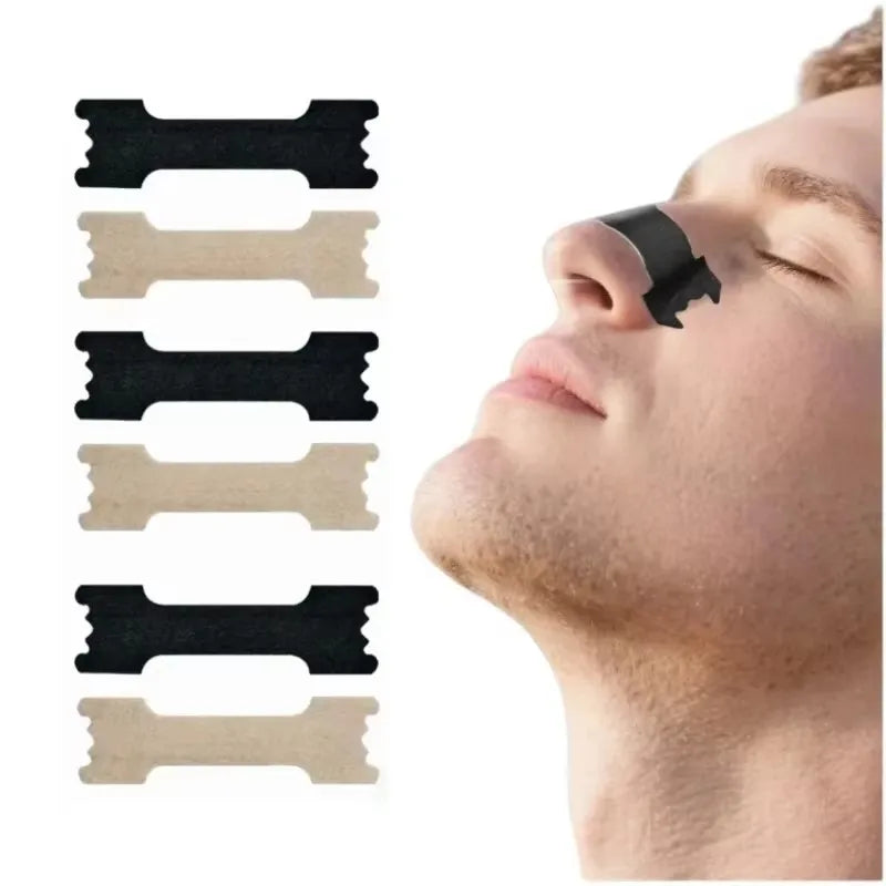 50-10pcs Anti-snoring Strips Easier to Breathe Help Breathing Reduce Snoring Nasal Strips Better Sleep Breathe Health Care