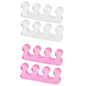 Silicone Manicure Pedicure Nails Finger Separator Flexible Finger Toe Spacer Separation Straighteners Tool Personal Health Care