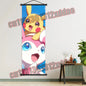 Pokemon Anime, Bulbasaur, Charizard, Eevee, Pikachu, Print Art White Canvas Scroll Painting Modern Room Decor Wall Art Painting