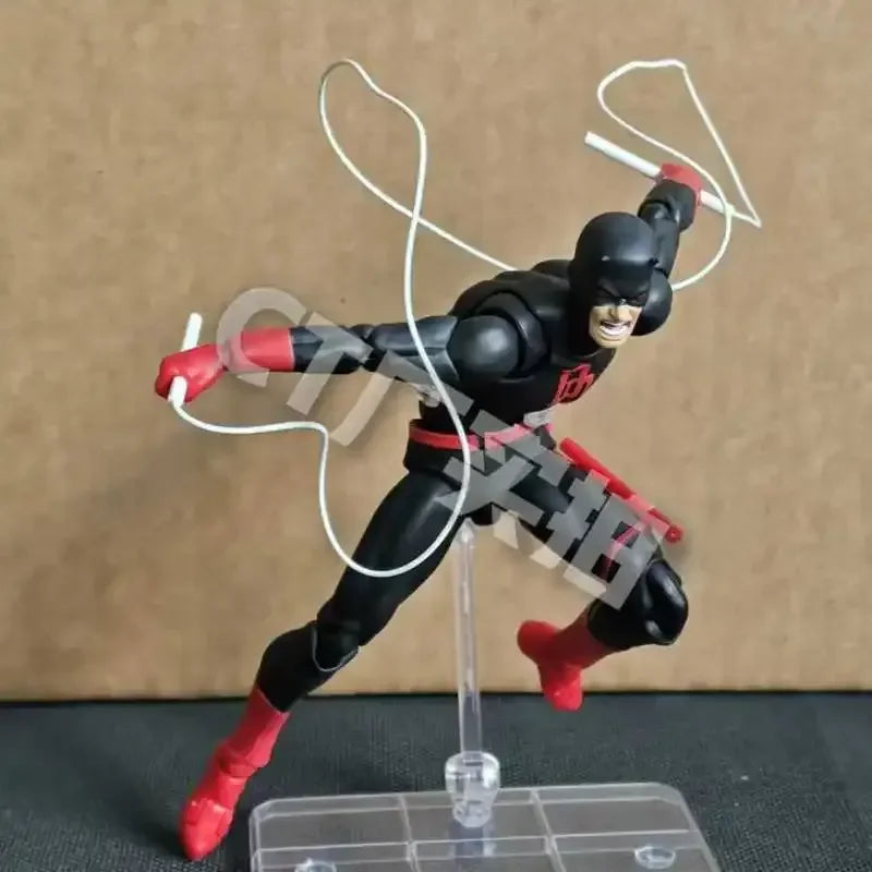 Genuine CT Toys Daredevil Figure Mafex 223 Black And Red Version Shf Action Figure Figurine Statue Movable Model Gifts Toys
